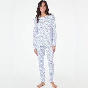 Roller Rabbit Women's Blue Hearts Pajamas